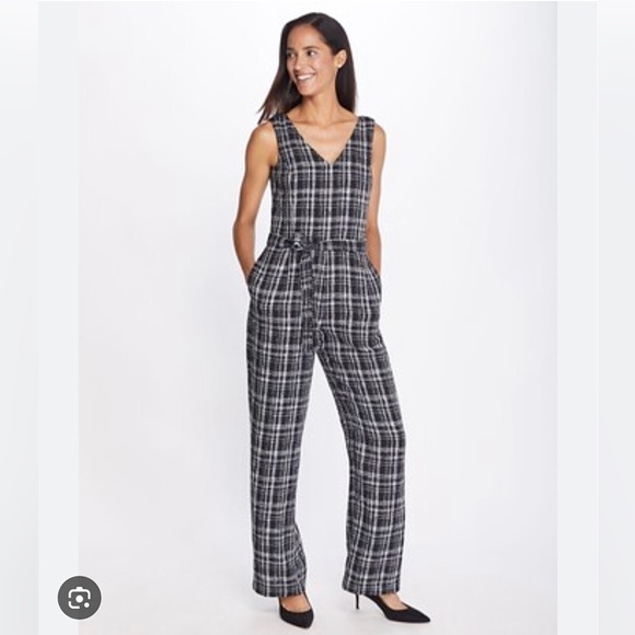 NWT J. McLaughlin Holland Jumpsuit in Tweed - Picture 2 of 9